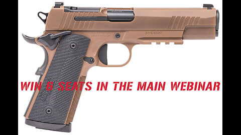 SIG SAUER 1911 X MINI #4 FOR 6 SEATS IN THE MAIN WEBINAR