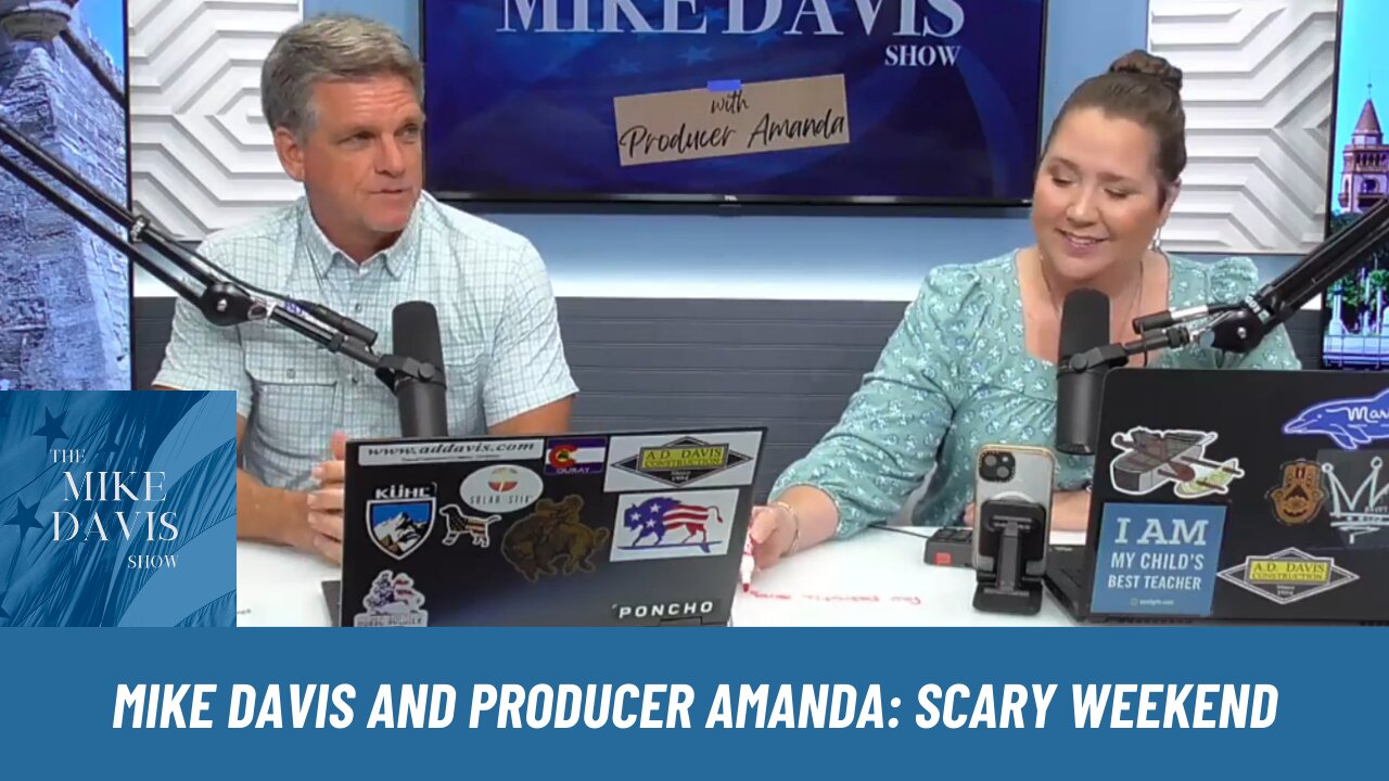 Mike Davis & Producer Amanda Talking About The Wild Weekend, "This Evening."