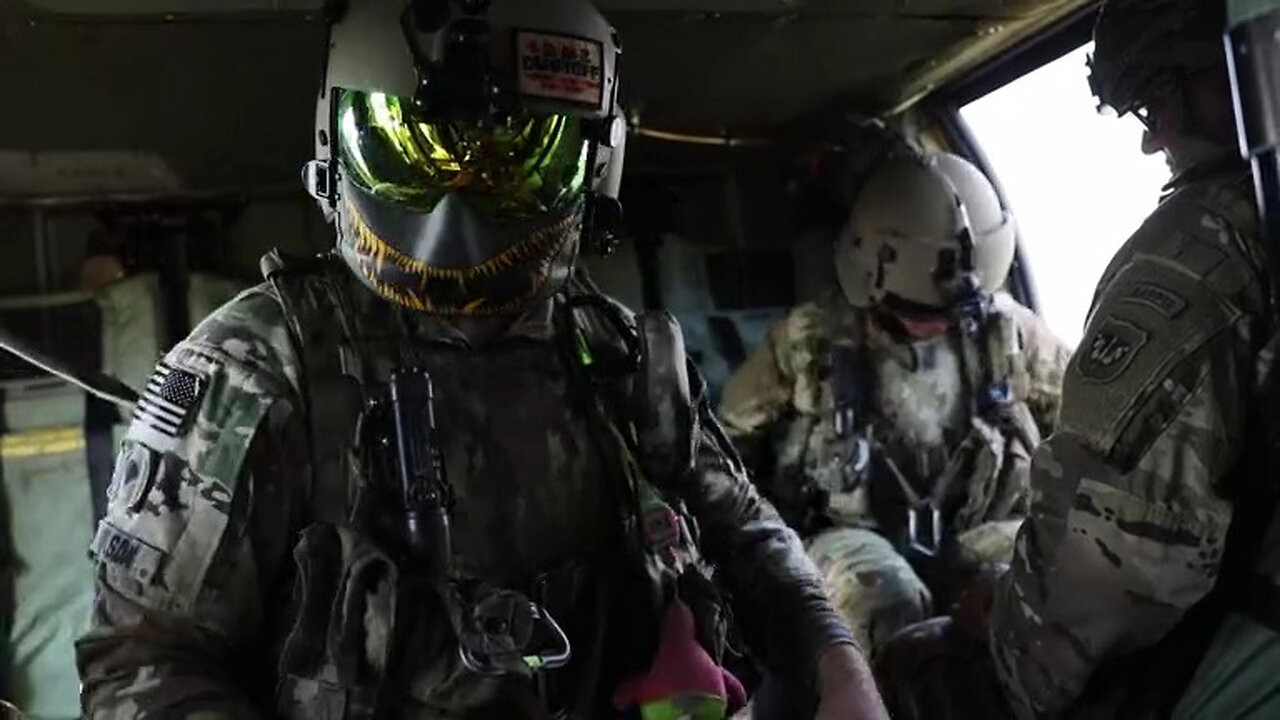 B-Roll: Task Force Ivy Soldiers increase lethality from the sky during aerial gunnery exercise