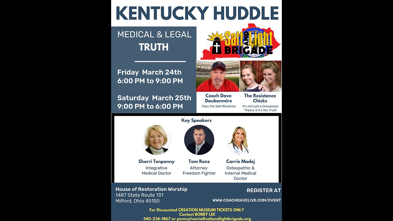 KY HUDDLE! MEDICAL & LEGAL TRUTH!