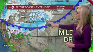 Snow and cold arrives on Monday