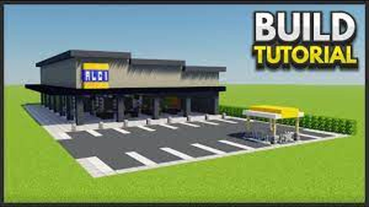 Full tour of Aldi in Minecraft