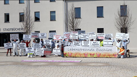 Schild-Bürger Aktion in Buchloe am 19-3-2022