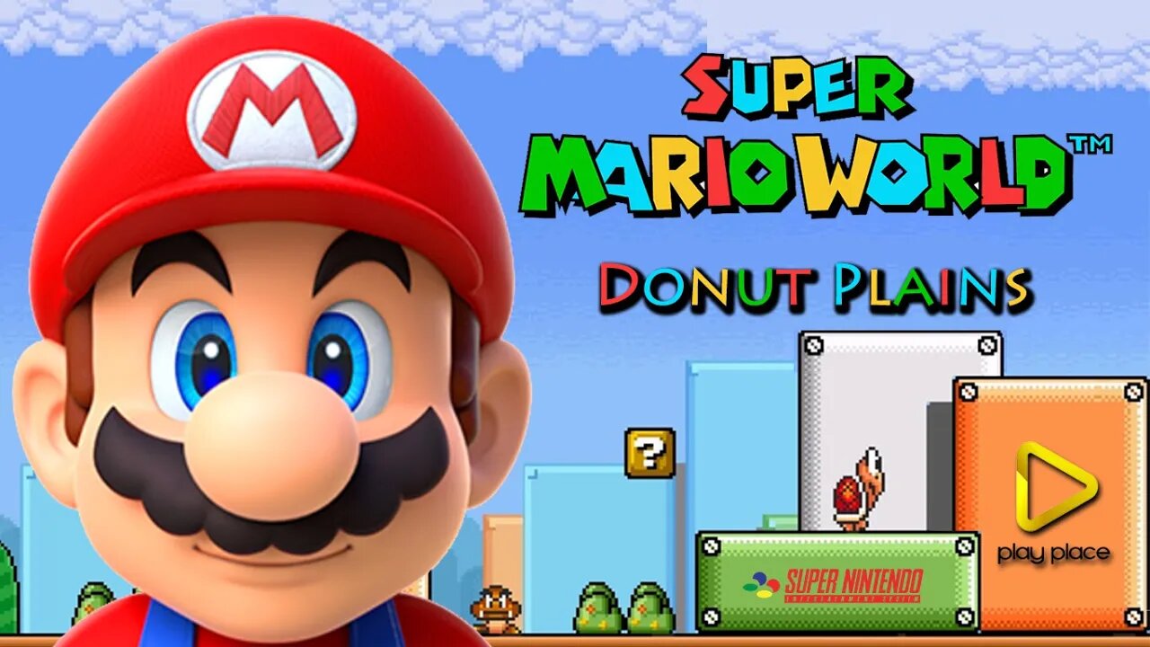 Super Mario World - Super Nintendo / Stage Donut Plains