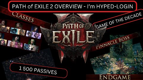 PATH of EXILE 2 - Release Date, Class, Passives, Pinnacle BOSS? & MOAR - OVERVIEW /WHAT WE KNOW