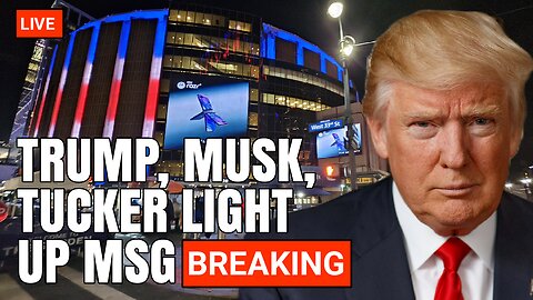 🚨 LIVE: Trump At MSG With 25+ Conservative Superstars - The Most Powerful Lineup Ever Assembled!