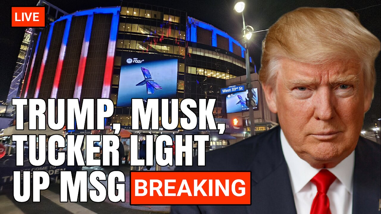 🚨 LIVE: Trump At MSG With 25+ Conservative Superstars - The Most Powerful Lineup Ever Assembled!