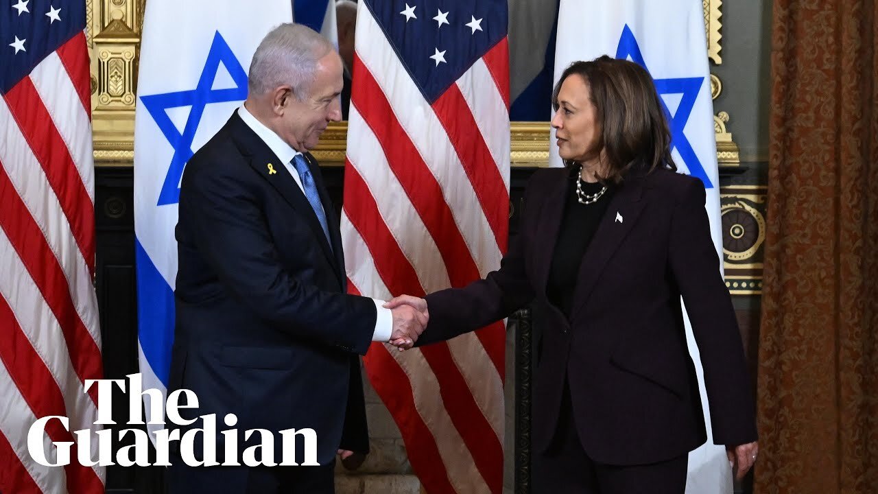 Netanyahu and Harris meet in vice-president's ceremonial office|News Empire ✅