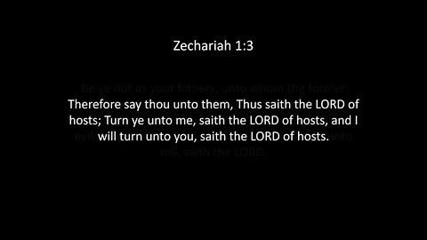 Zechariah Chapter 1