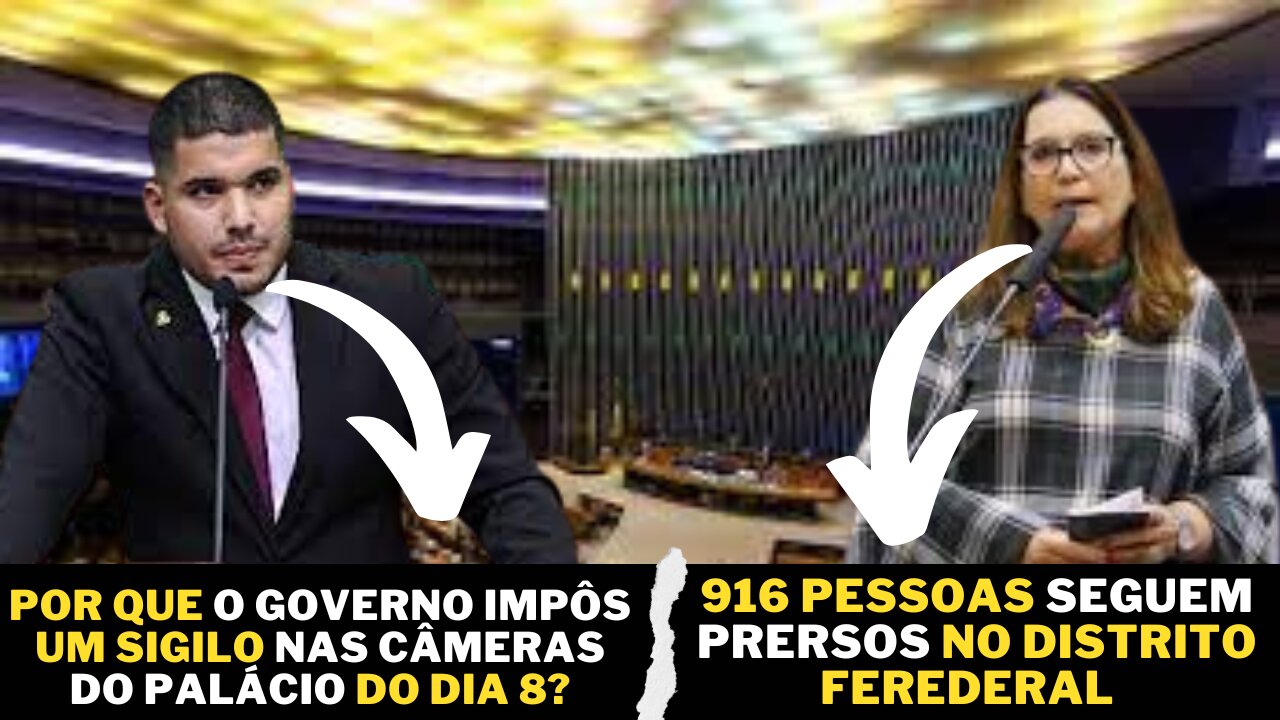 ANDRÉ FERNADES E BIA KICIS TBM DISCURSARAM NA TRIBUNA DA CÂMARA SOBRE OS PRESOS DO DIA 8 DE JANEIRO