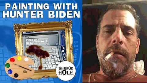 Painting with Hunter Biden