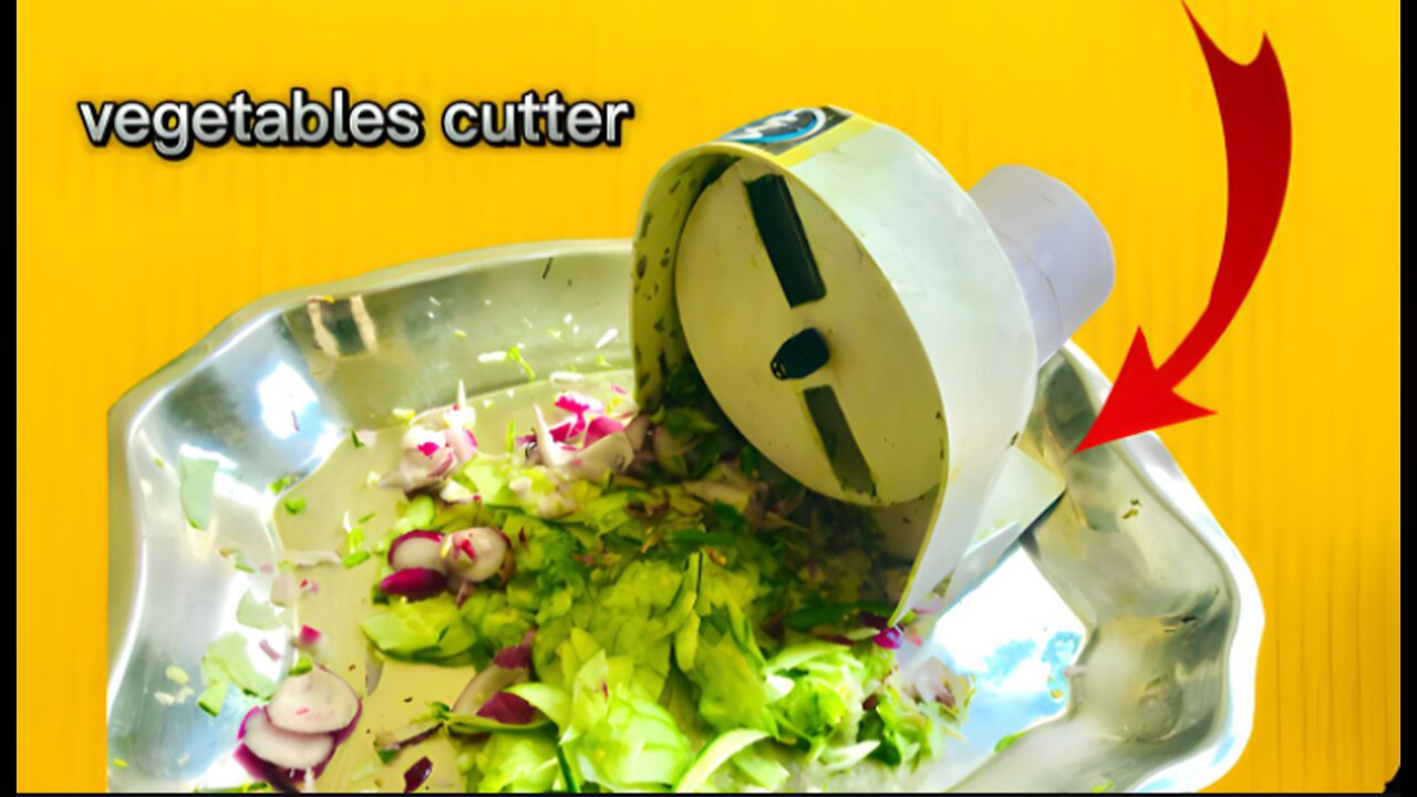 Make a vegetables cutting machine