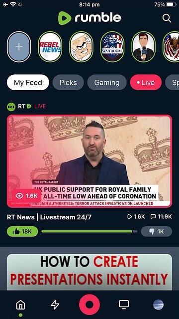 King Charles 3 : RT news