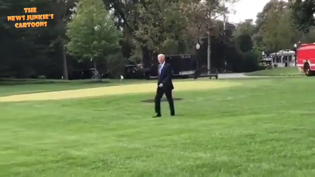 Biden stares at reporters while ignoring their questions: "Can we ask you about inflation?"