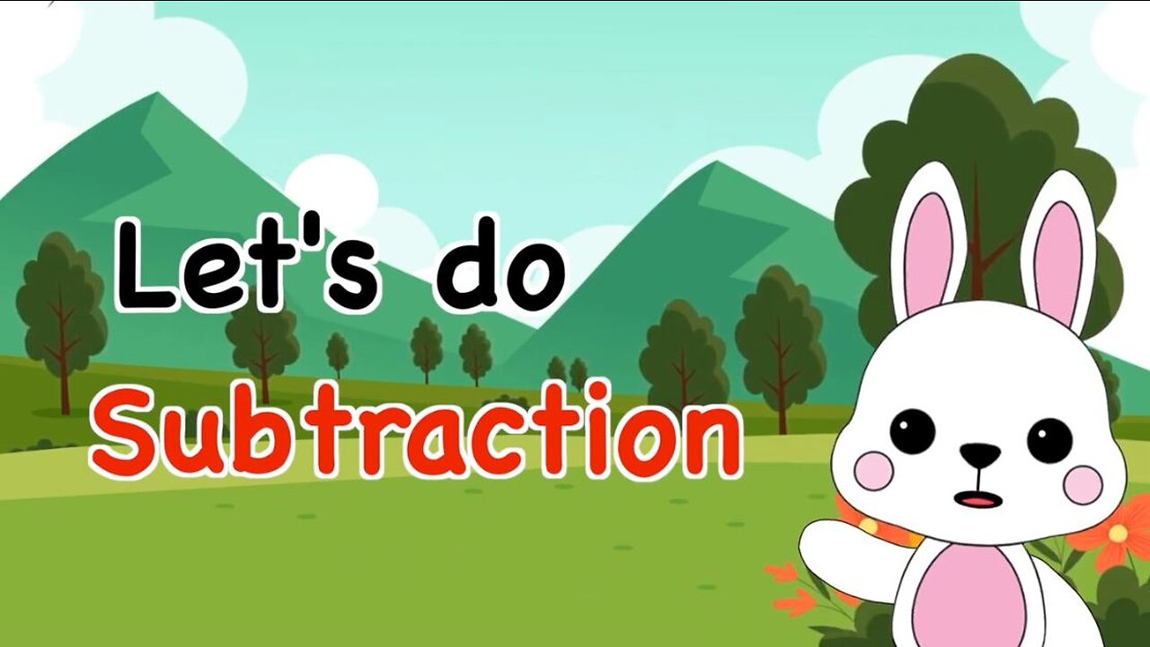 Subtraction song - Educational song for kids