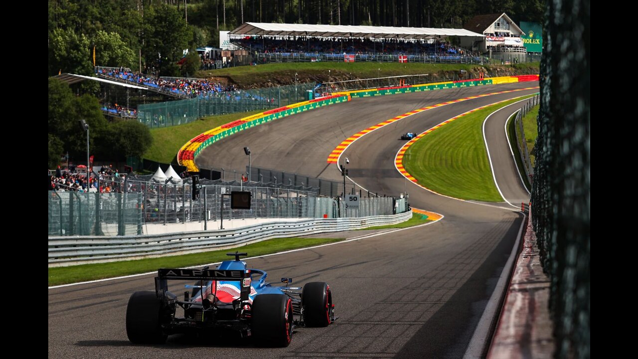 Running around historical spa(1966) and then hot lapping it on the 2021 version