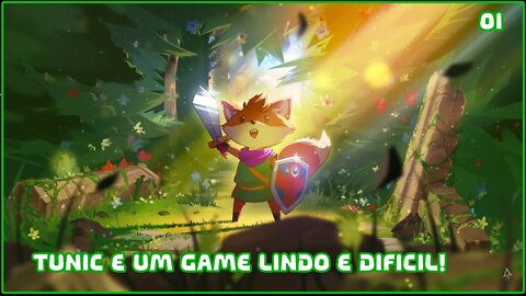 Jogando Tunic pela primeira vez que jogo incrível!