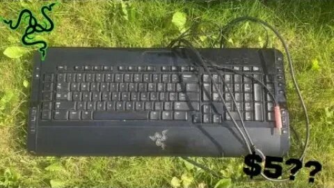 I found a $5 Razer keyboard in a garage sale! (TEST + review)