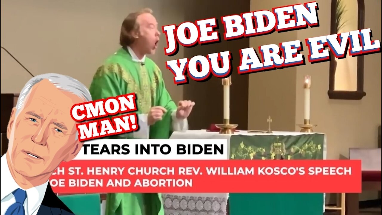 Catholic Priest Buries Joe Biden Rant Priest Goes Nuclear On Biden In Pro-Life Speech 10 Sept 2021