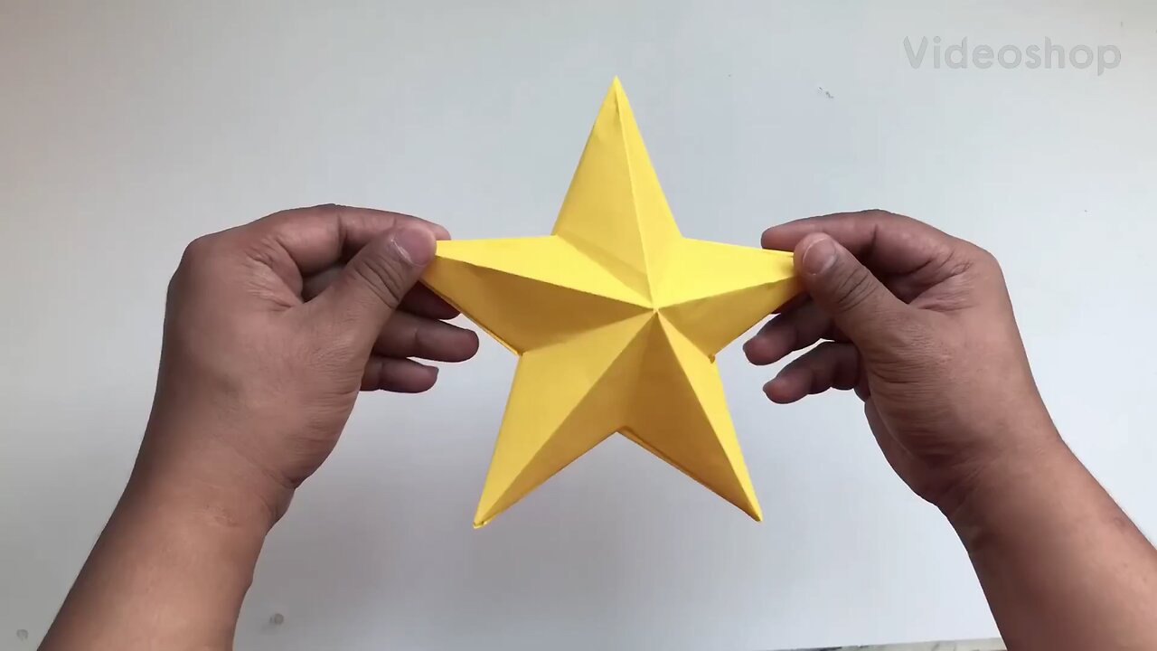 How to make 3Dstar for your Christmas Decoration Paper craft