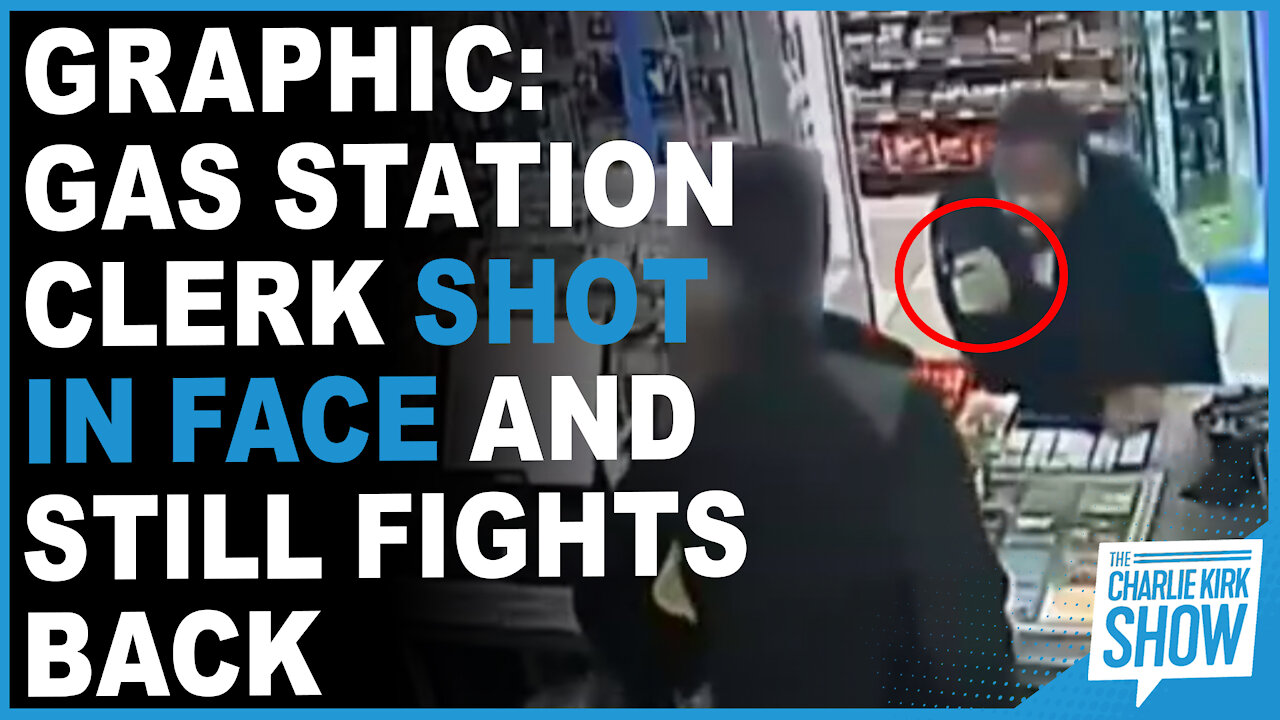 Graphic: Gas Station Clerk Shot In Face And Still Fights Back