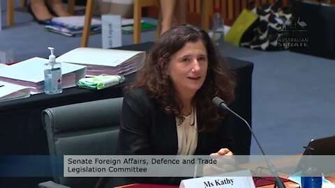 Senate Estimates - Department of Foreign Affairs & Trade - What is a Woman