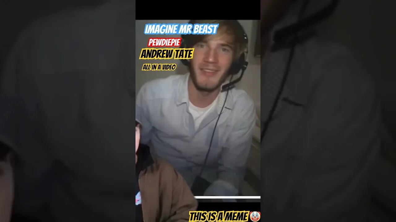 The Epic Collaboration: #MrBeast, Andrew Tate, and #pewdiepie