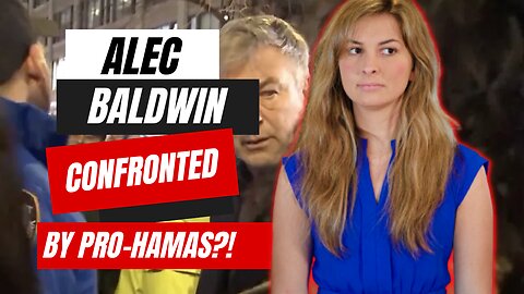 Alec Baldwin Gets Confronted By Pro-Hamas Protestors, They Make Him Look Like The Good Guy?!