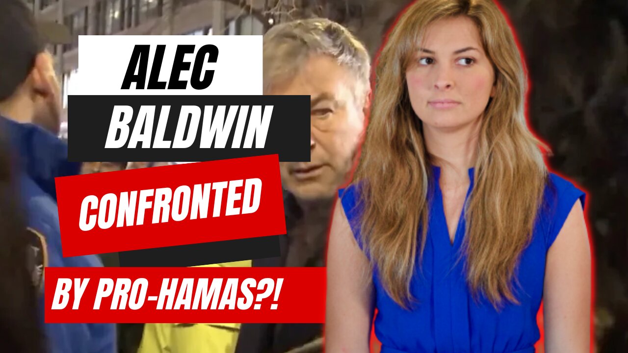 Alec Baldwin Gets Confronted By Pro-Hamas Protestors, They Make Him Look Like The Good Guy?!