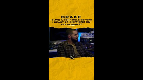 #drake I have a 72hr rule before I react to anything on the internet. 🎥 @applemusic