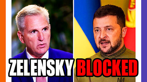 Zelensky Blocked From Speaking To Congress
