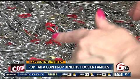 Pop tab & coins pop benefits Hoosier families