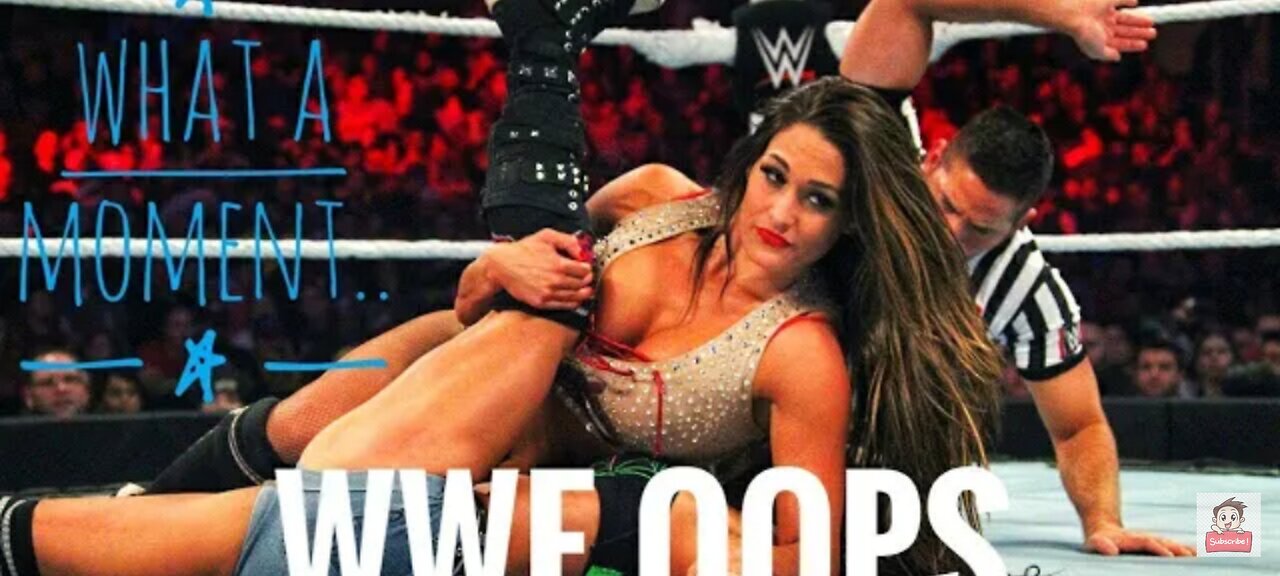 WWE women wrestler Oops moments