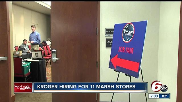 Kroger holding job fairs following Marsh purchases