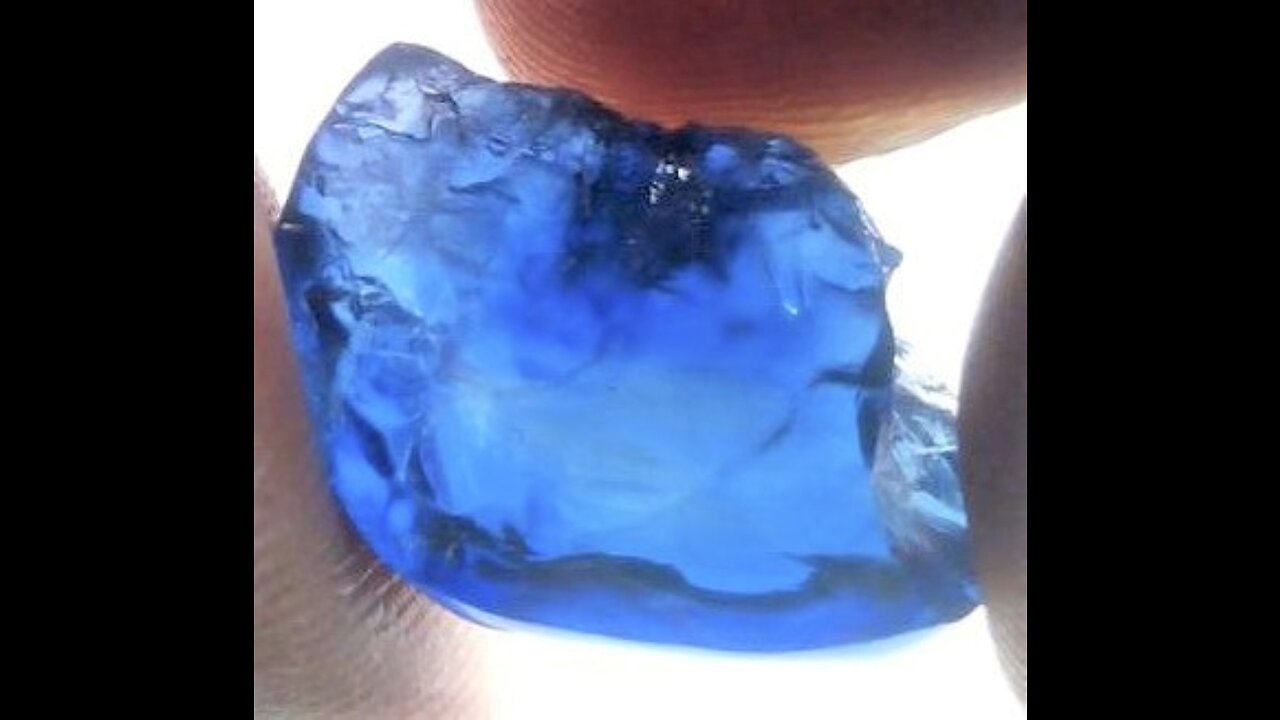 Sapphire Blue Rough Facet Sri Lanka 2 Carats