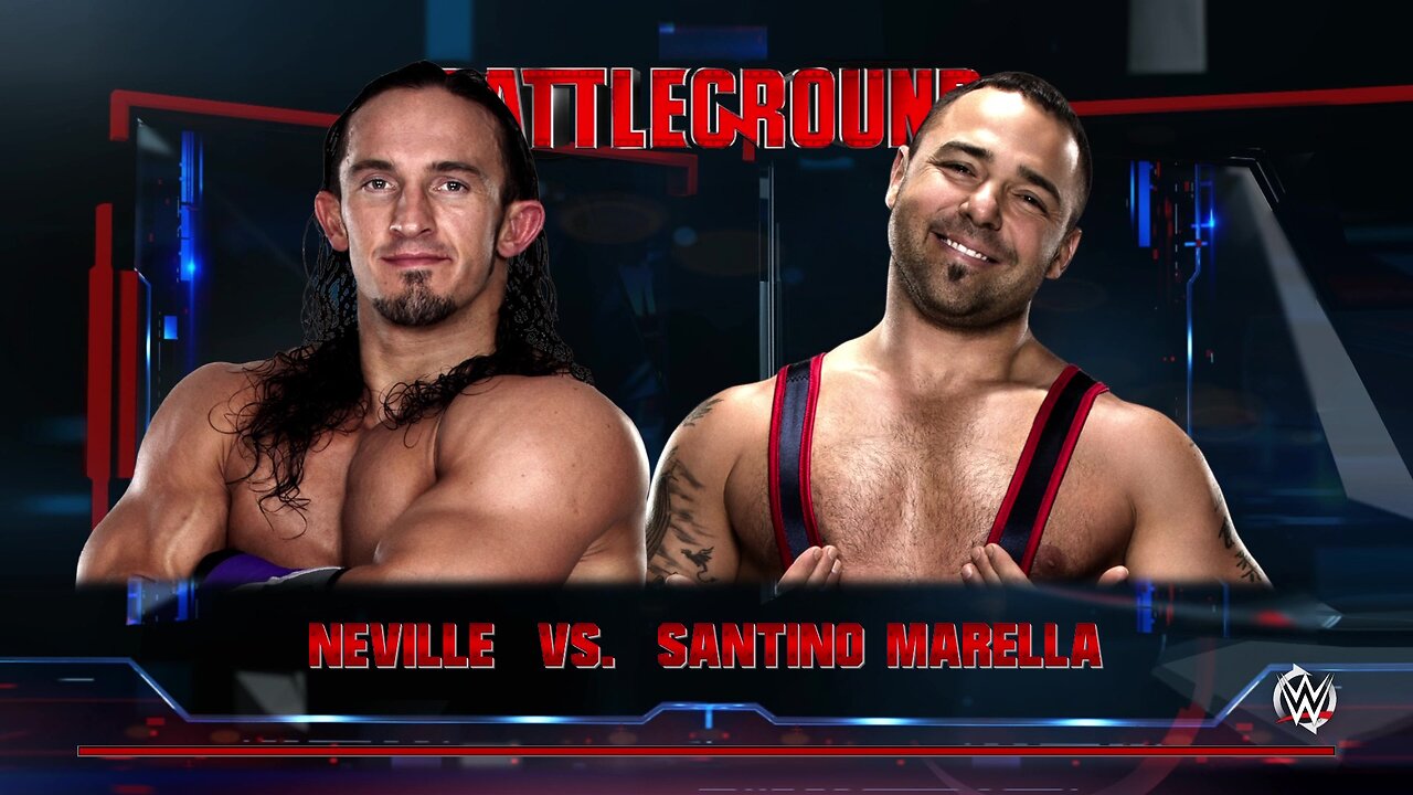 WWE 2k16 Neville vs Santino Marella