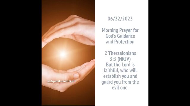 Morning Prayer for God's Guidance and Protection #Shorts