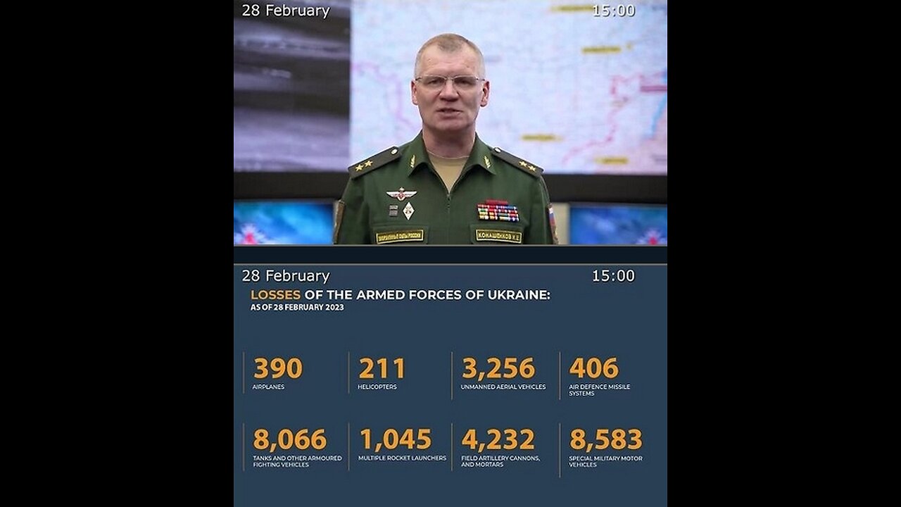 28.02.23 ⚡️Russian Defence Ministry report on the progress of the deNAZIfication of Ukraine