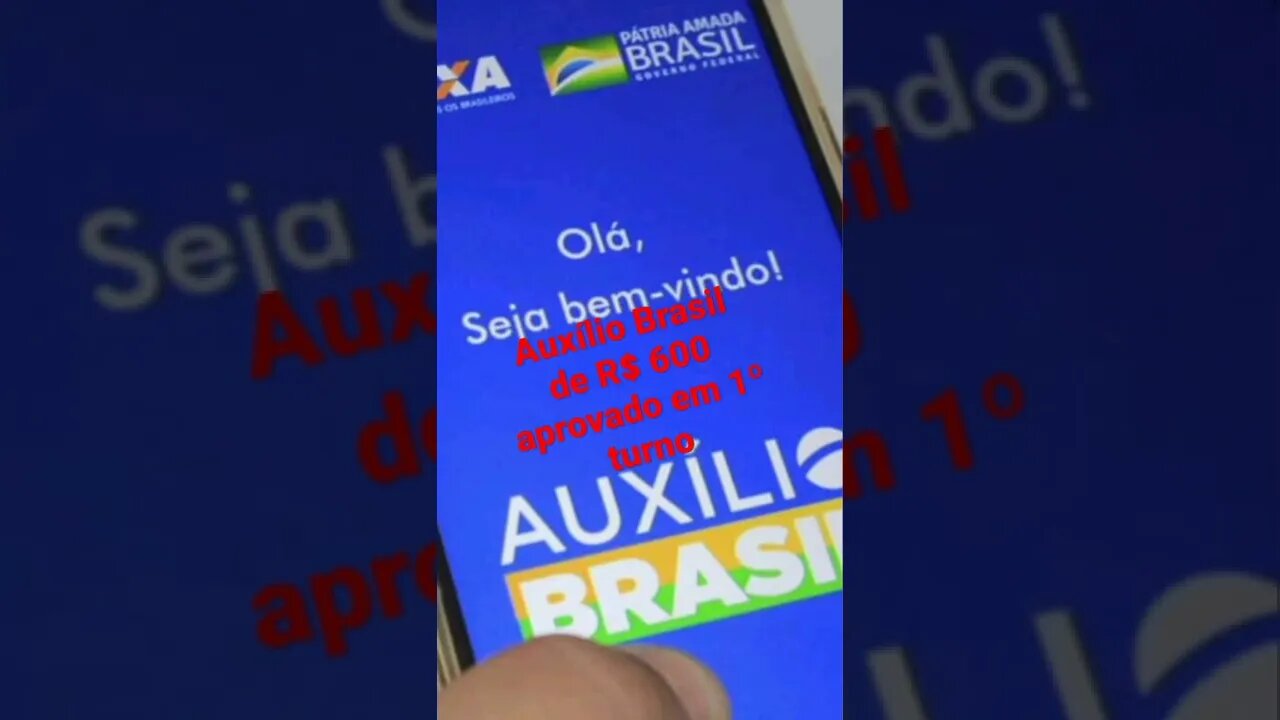 Auxílio Brasil de R$ 600 aprovado em 1º turno#shorts