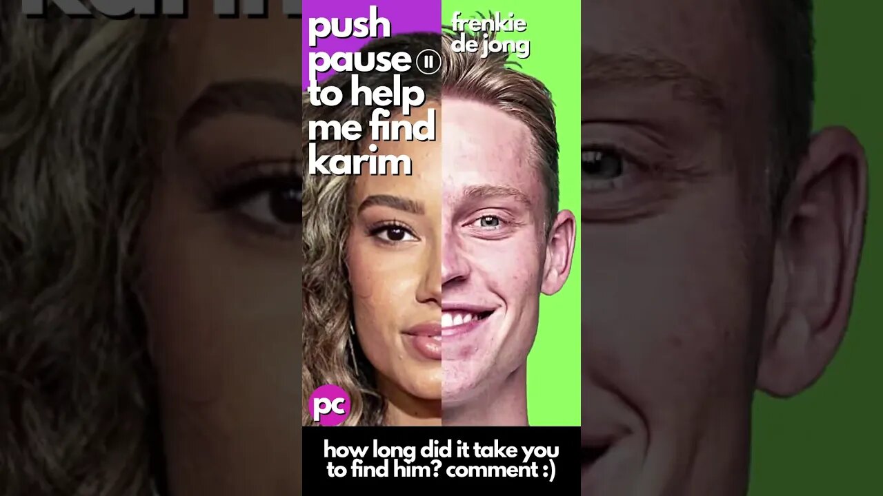 Push Pause to Help Me Find Karim Benzema