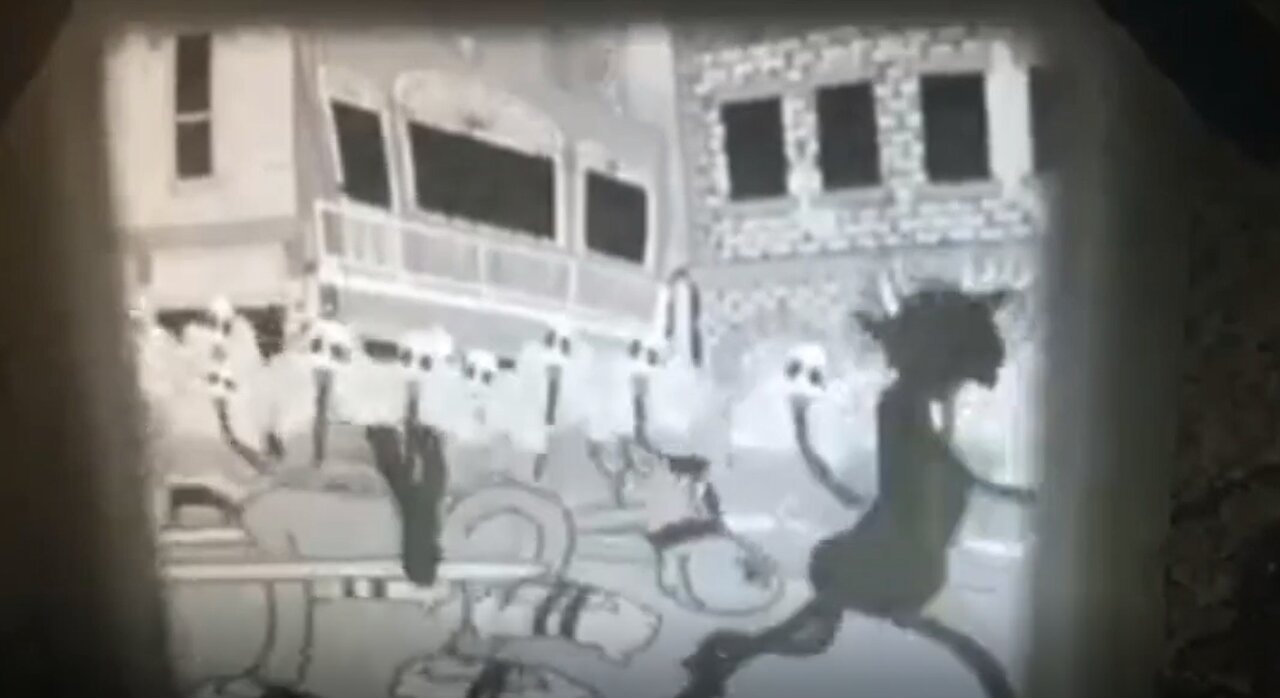 Vintage Early-Warning Pandemic Cartoon