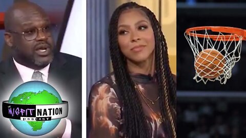 Candace Parker SHUTS DOWN Shaq Suggestion that WNBA Lower the Rim REACTION