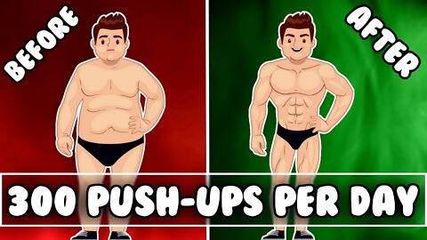 300 Push-Ups Every Day For 30 Days (RESULTS)