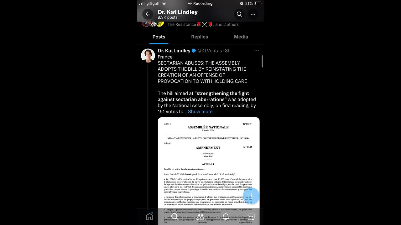 Dr Kat Lindley : mRNA vaccines and censorship