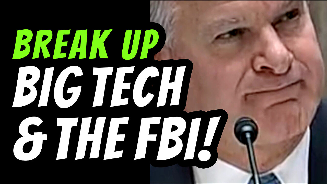 BREAK UP BIG TECH & THE FBI!