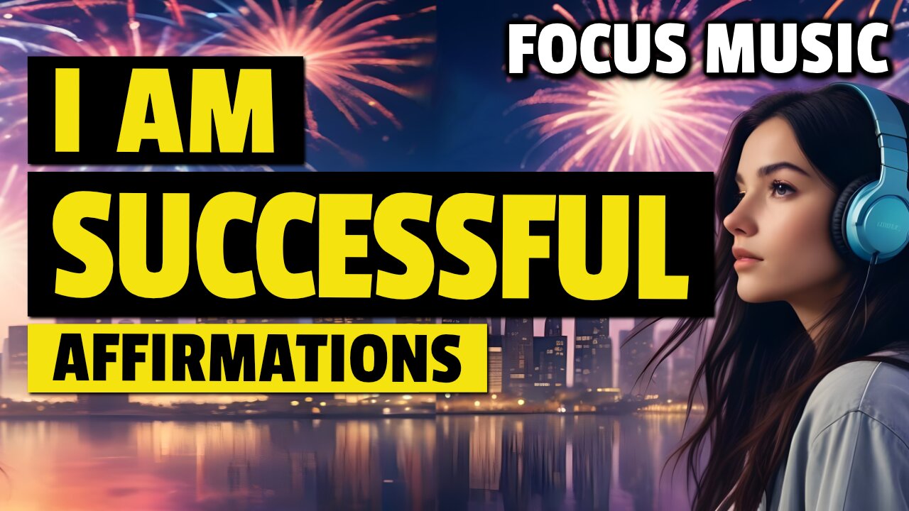 I Am Successful | Manifest Success with Affirmations & Alpha Wave Binaural Beats | Focus Music