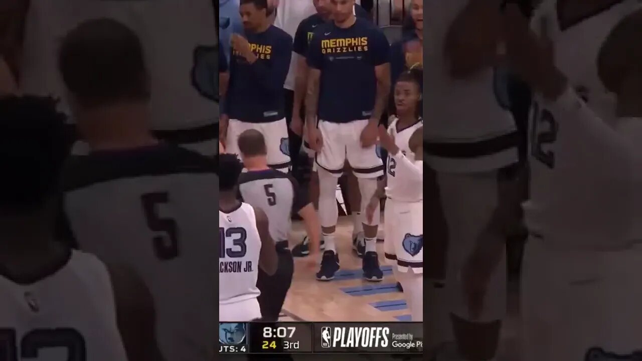 Steph with the 4 point play!