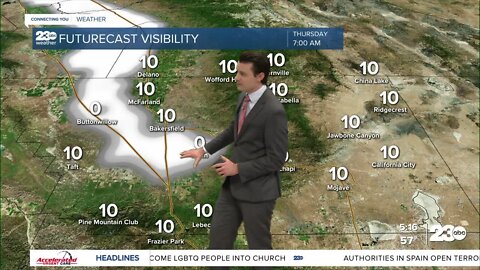 23ABC Evening weather update January 25, 2023