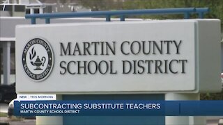 Martin County School District subcontracting substitute teachers to help combat labor shortage