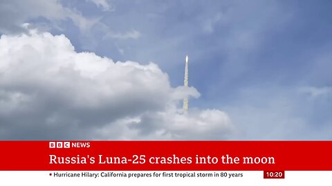 Russian spacecraft crashes into the Moon - BBC News